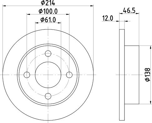 Mintex MDC682 - Kočioni disk www.molydon.hr