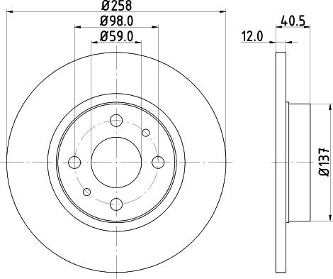 Mintex MDC636 - Kočioni disk www.molydon.hr