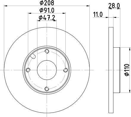 Mintex MDC633 - Kočioni disk www.molydon.hr