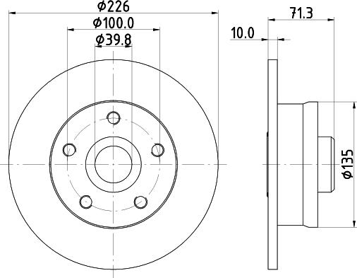 Mintex MDC1996 - Kočioni disk www.molydon.hr