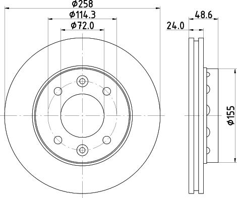 Mintex MDC1468 - Kočioni disk www.molydon.hr