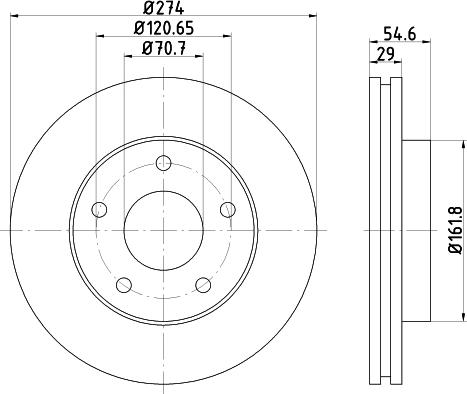 Mintex MDC1463 - Kočioni disk www.molydon.hr