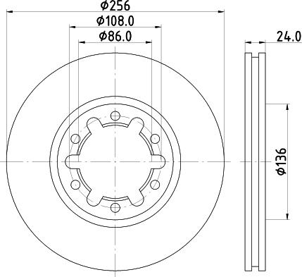 Mintex MDC1411 - Kočioni disk www.molydon.hr