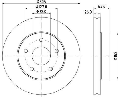 Mintex MDC1488 - Kočioni disk www.molydon.hr