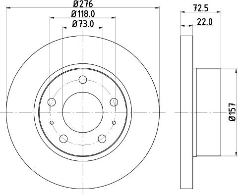 Mintex MDC1438 - Kočioni disk www.molydon.hr