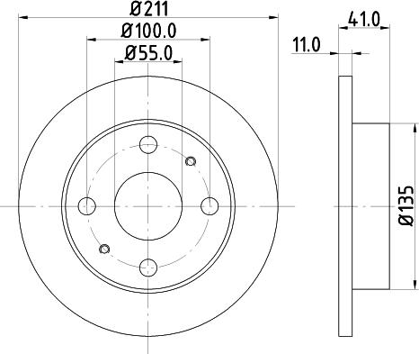 Mintex MDC1471 - Kočioni disk www.molydon.hr