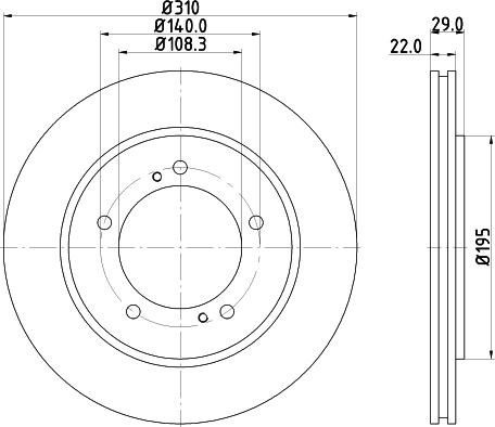 Mintex MDC1591 - Kočioni disk www.molydon.hr