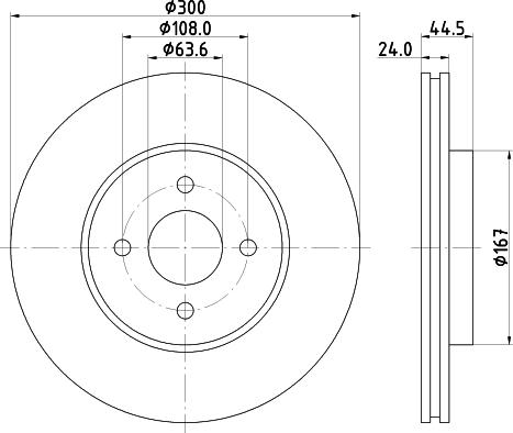 Mintex MDC1559 - Kočioni disk www.molydon.hr