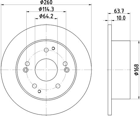 Mintex MDC1517 - Kočioni disk www.molydon.hr