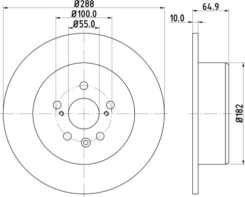 Mintex MDC1585 - Kočioni disk www.molydon.hr