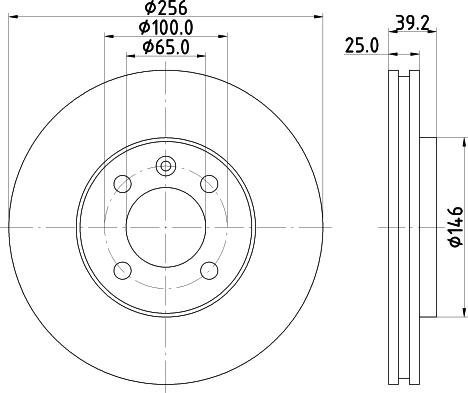 Mintex MDC1538 - Kočioni disk www.molydon.hr