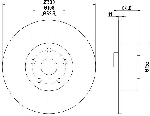 Mintex MDC1537 - Kočioni disk www.molydon.hr