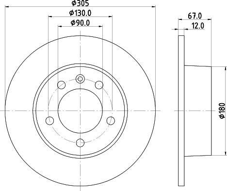 Mintex MDC1529 - Kočioni disk www.molydon.hr