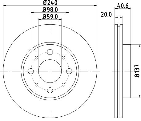 Mintex MDC1689 - Kočioni disk www.molydon.hr