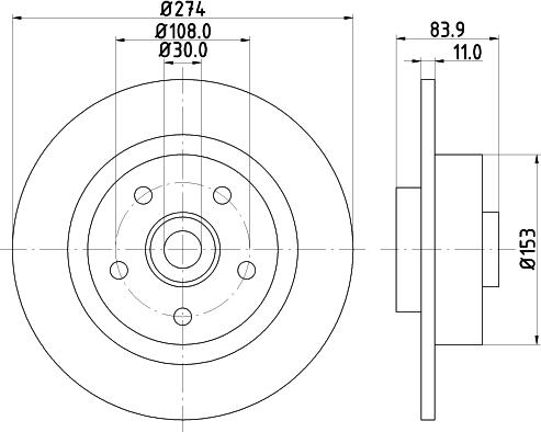 Mintex MDC1681 - Kočioni disk www.molydon.hr