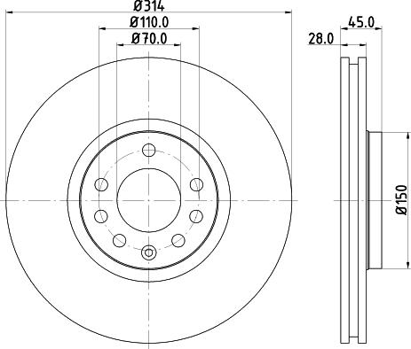 Mintex MDC1674 - Kočioni disk www.molydon.hr