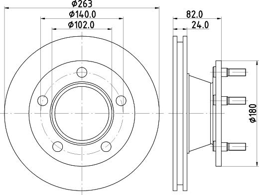 Mintex MDC1098 - Kočioni disk www.molydon.hr