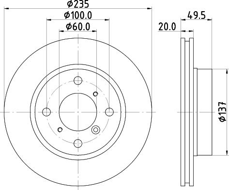 Mintex MDC1059 - Kočioni disk www.molydon.hr