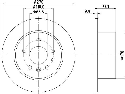 Mintex MDC1069 - Kočioni disk www.molydon.hr