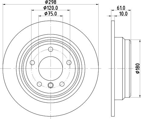 Mintex MDC1061 - Kočioni disk www.molydon.hr