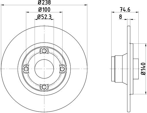 Mintex MDC1012 - Kočioni disk www.molydon.hr