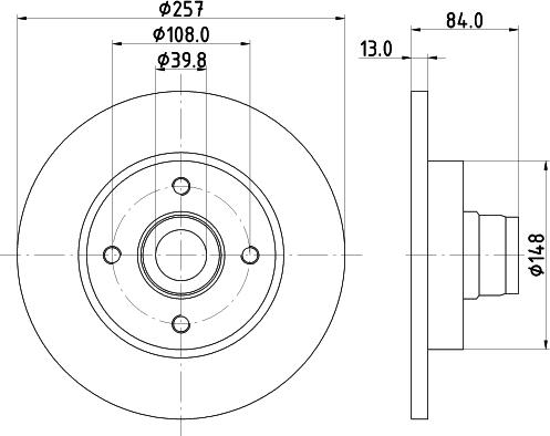 Mintex MDC1089 - Kočioni disk www.molydon.hr