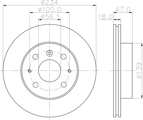 Mintex MDC1032 - Kočioni disk www.molydon.hr