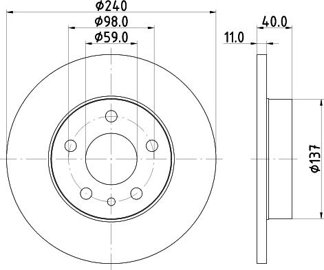 Mintex MDC1022 - Kočioni disk www.molydon.hr