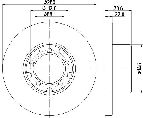 Mintex MDC1076 - Kočioni disk www.molydon.hr