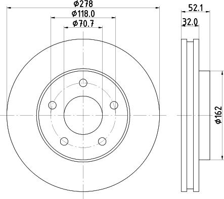 Mintex MDC1071 - Kočioni disk www.molydon.hr