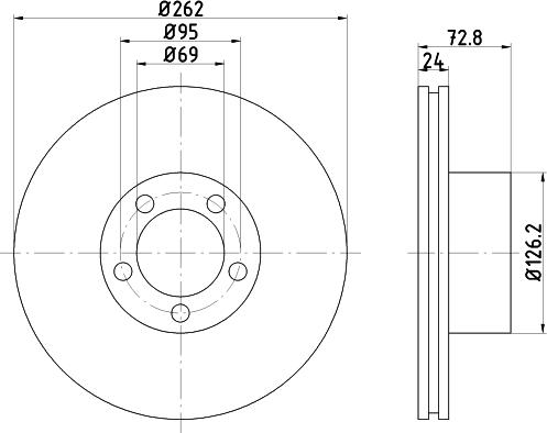 Mintex MDC10 - Kočioni disk www.molydon.hr