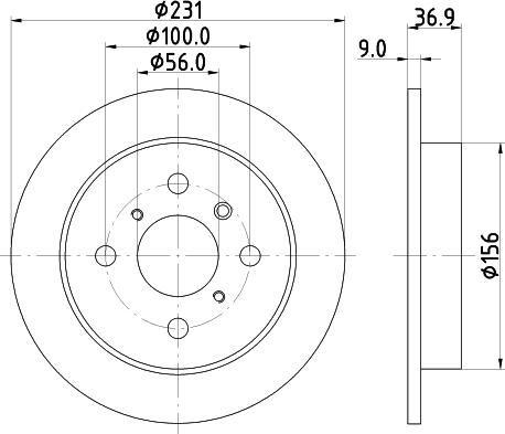 Mintex MDC1191 - Kočioni disk www.molydon.hr