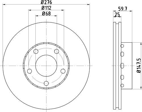 Mintex MDC1197 - Kočioni disk www.molydon.hr