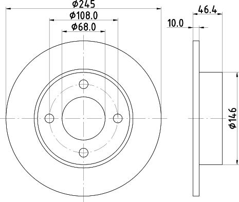 Mintex MDC1159 - Kočioni disk www.molydon.hr