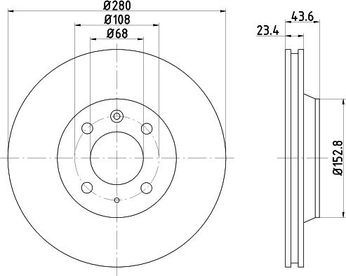 Mintex MDC1100 - Kočioni disk www.molydon.hr