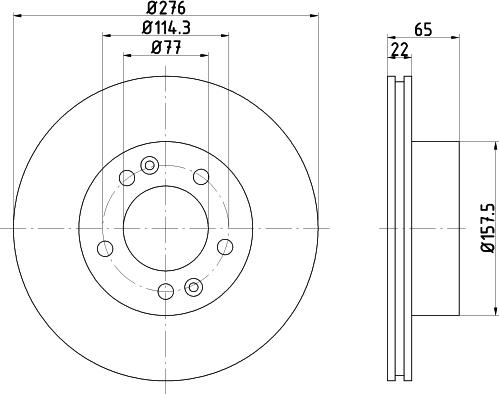 Mintex MDC1113 - Kočioni disk www.molydon.hr