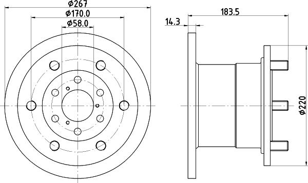 Mintex MDC1112 - Kočioni disk www.molydon.hr