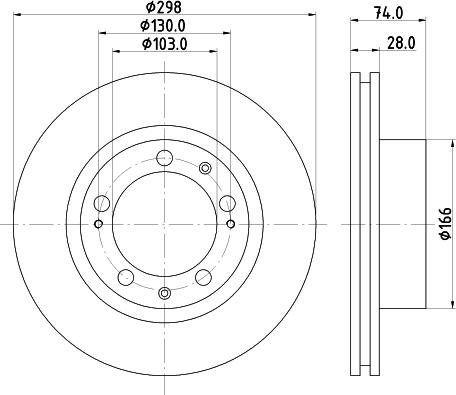 Mintex MDC1133 - Kočioni disk www.molydon.hr