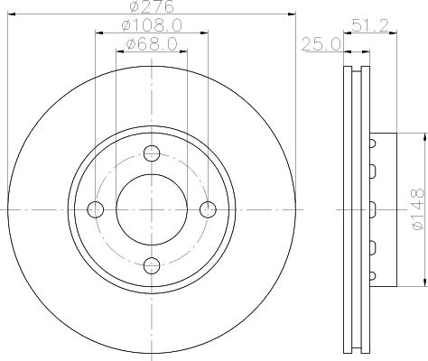 Mintex MDC1121 - Kočioni disk www.molydon.hr