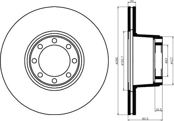 Mintex MDC1179 - Kočioni disk www.molydon.hr