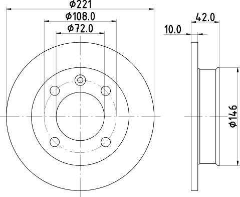 Mintex MDC11 - Kočioni disk www.molydon.hr