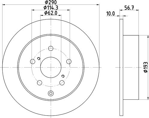 Mintex MDC1840 - Kočioni disk www.molydon.hr