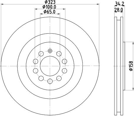 Mintex MDC1851 - Kočioni disk www.molydon.hr