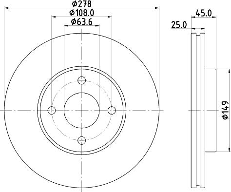 Mintex MDC1807 - Kočioni disk www.molydon.hr