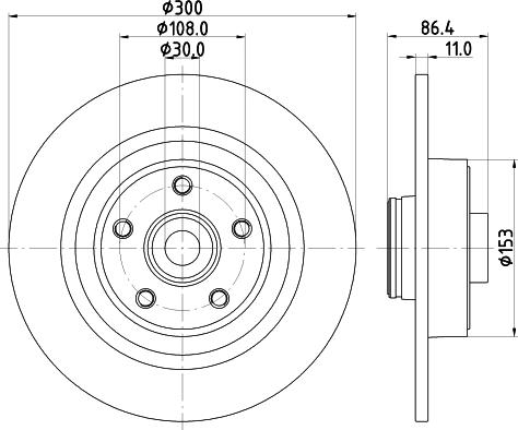 Mintex MDC1889 - Kočioni disk www.molydon.hr