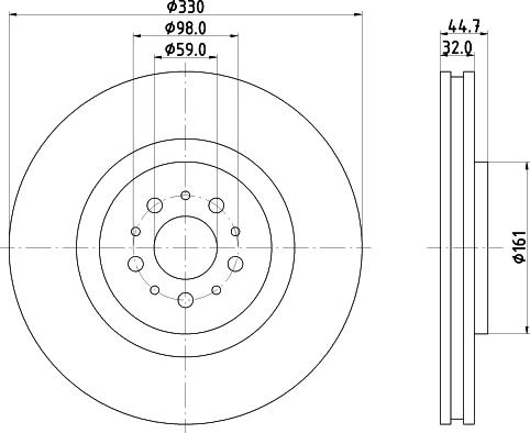 Mintex MDC1837 - Kočioni disk www.molydon.hr