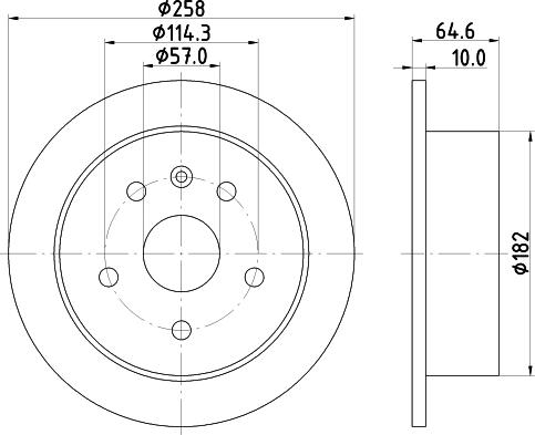 Mintex MDC1399 - Kočioni disk www.molydon.hr