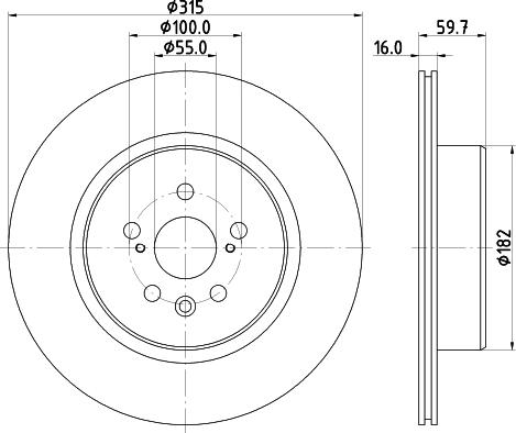 Nipparts N3312075 - Kočioni disk www.molydon.hr