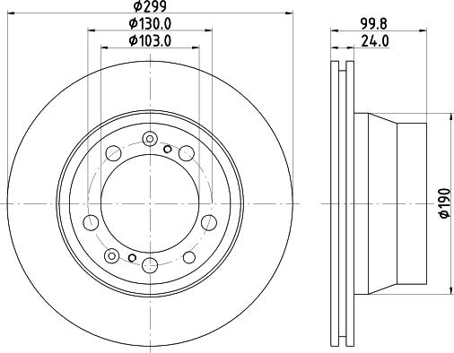 Mintex MDC1355 - Kočioni disk www.molydon.hr