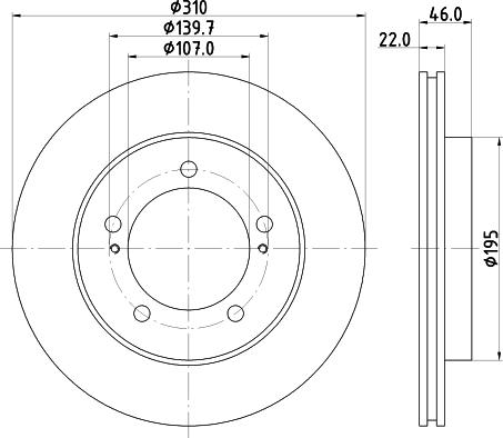 Mintex MDC1301 - Kočioni disk www.molydon.hr